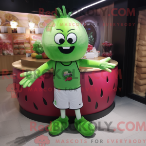 Green Watermelon mascot...