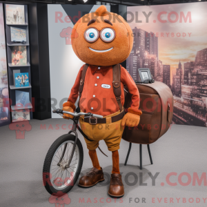 Rust Unicyclist maskot...