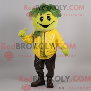 Personaggio mascotte uva...