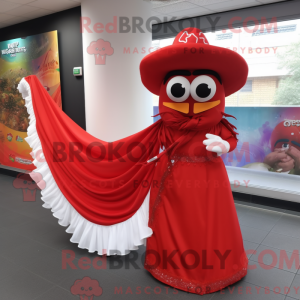 Rød Fajitas maskot kostume...