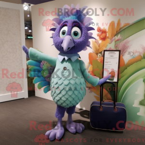 Lavender Peacock mascot...