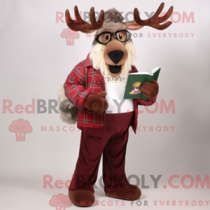 Máscara de Elk Maroon Irish...