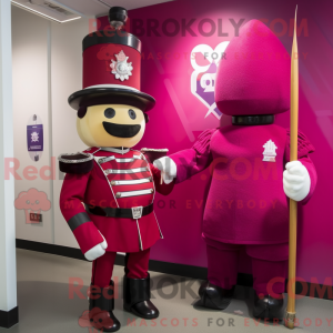 Magenta brytyjska maska...
