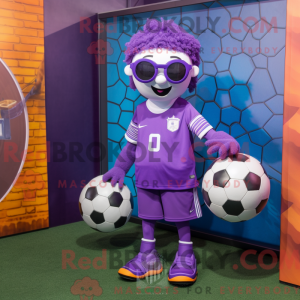 Purple Soccer Goal...