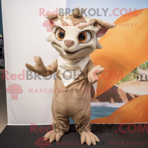 Beige Chupacabra mascot...
