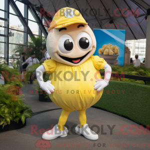Yellow Oyster mascot...