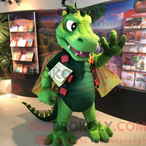 Forest Green Dragon mascot...