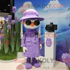 Lavendel kamera maskot...