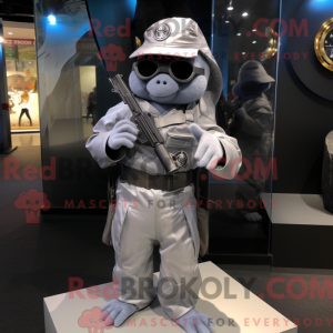 Costume mascotte de Sniper...