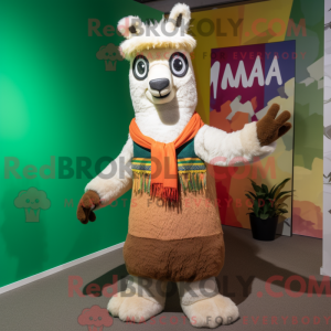 Disfraz de mascota llama...