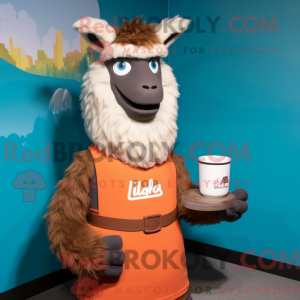 Disfraz de mascota llama...