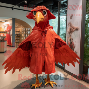 Rød Archaeopteryx máscara...