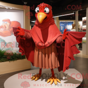 Red Archeopteryx mascot...