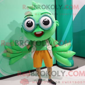 Maskottchenkostüm Grüner...