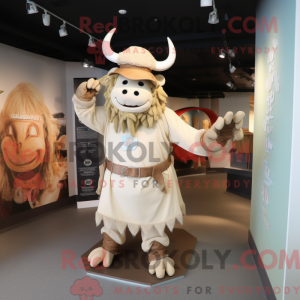 Cream Minotaur mascot...
