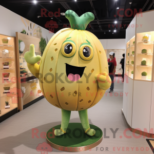 Gull vannmelon maskot drakt...