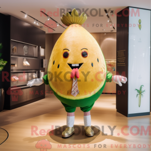 Gull vannmelon maskot drakt...