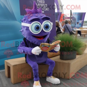 Disfraz de mascota Purple...