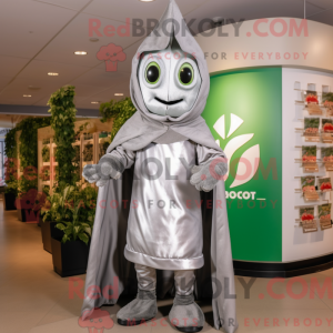 Silver Spinach mascot...