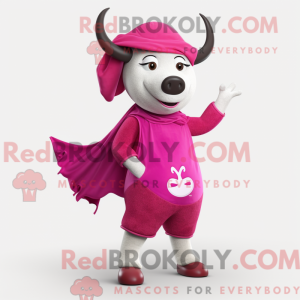 Disfraz de mascota Magenta...