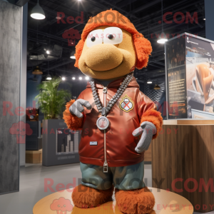 Rust Aglet maskot kostume...