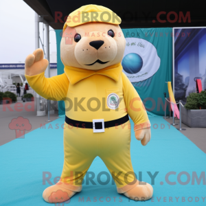 Yellow Sea Lion mascot...