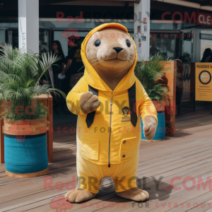 Yellow Sea Lion mascot...