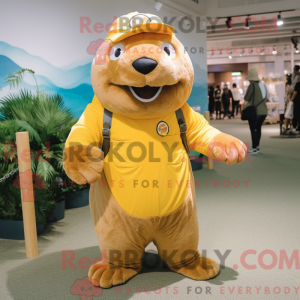 Yellow Sea Lion mascot...
