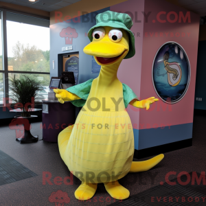 Geel monster van Loch Ness...