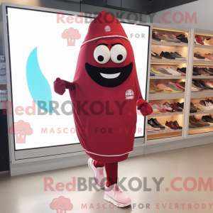 Maroon Falafel mascot...