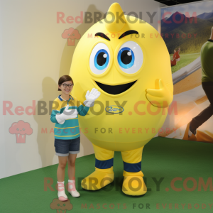 Citrongul Rugby Ball maskot...