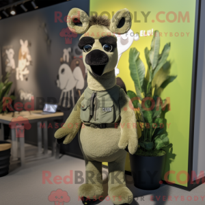 Olive Llama mascotte...