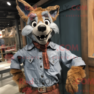 Costume de mascotte de Loup...