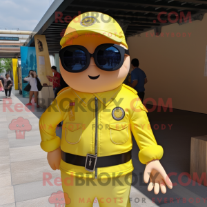 Lemon Yellow Police Officer...