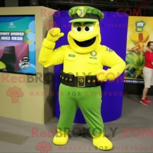 Lemon Yellow Green Beret...
