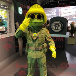 Lemon Yellow Green Beret...