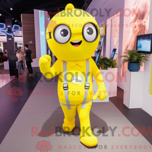 Lemon Yellow Computer...