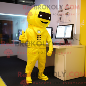 Citrongul Computer maskot...