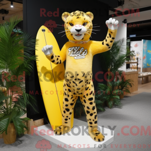 Disfraz de mascota leopardo...
