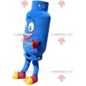 Mascote do cilindro de gás