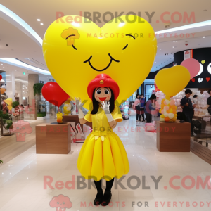 Yellow Heart Shaped...