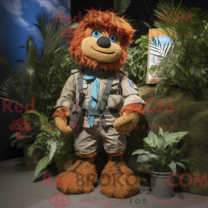 Disfraz de mascota de Rust...
