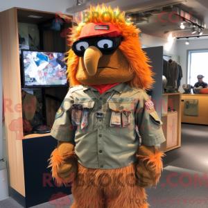 Disfraz de mascota de Rust...