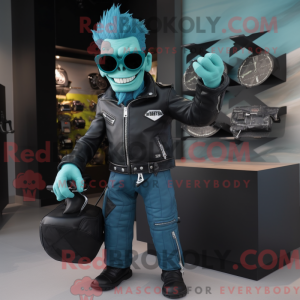Teal Frankenstein S Monster...