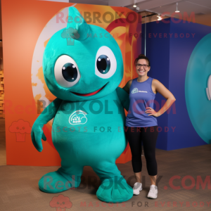 Disfraz de mascota Teal...