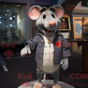 Sølv Ratatouille maskot...