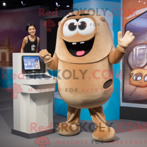 Tan Ice mascottekostuum...