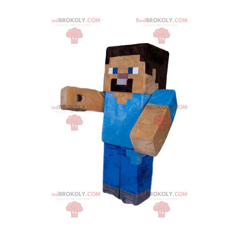 Minecraft beeldje mascotte