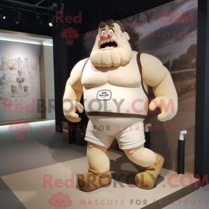 Máscara Beige Strongman com...