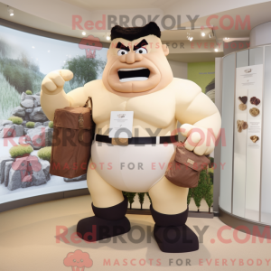Máscara Beige Strongman com...